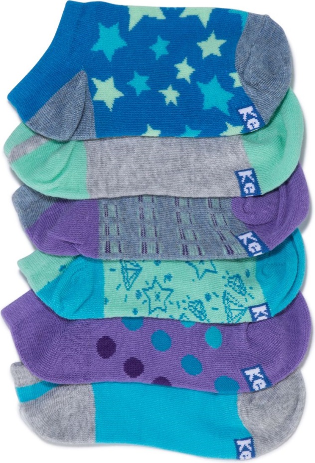 Büyük çocuk çocukları Ayak Bileği çorapları Parlak Mavi Asst Keds