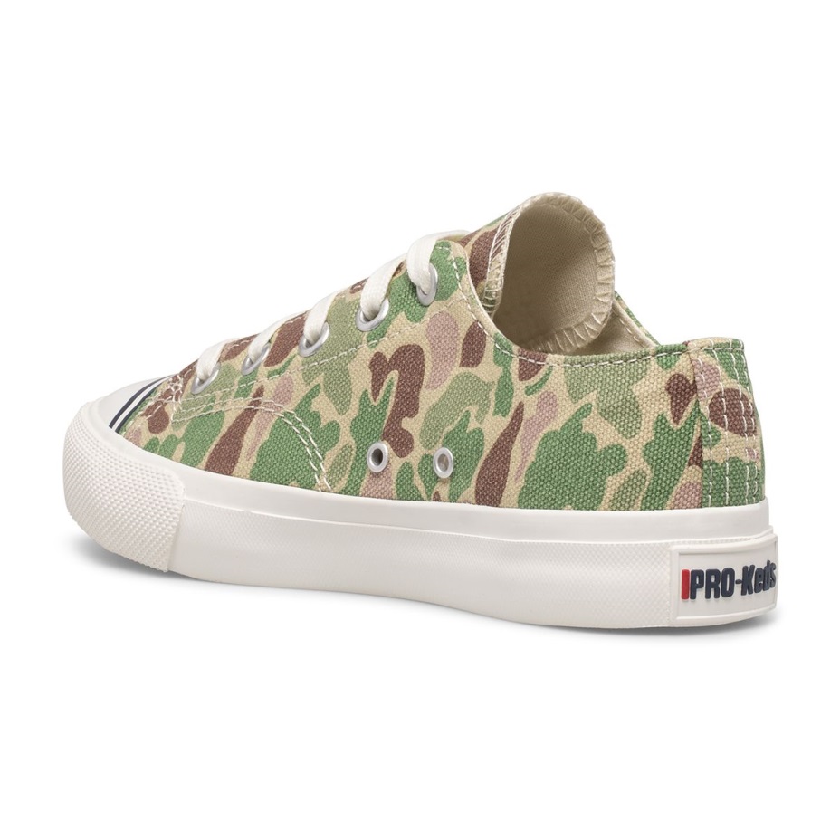 Büyük çocuğun Kraliyet Lo Camo Zeytin Keds