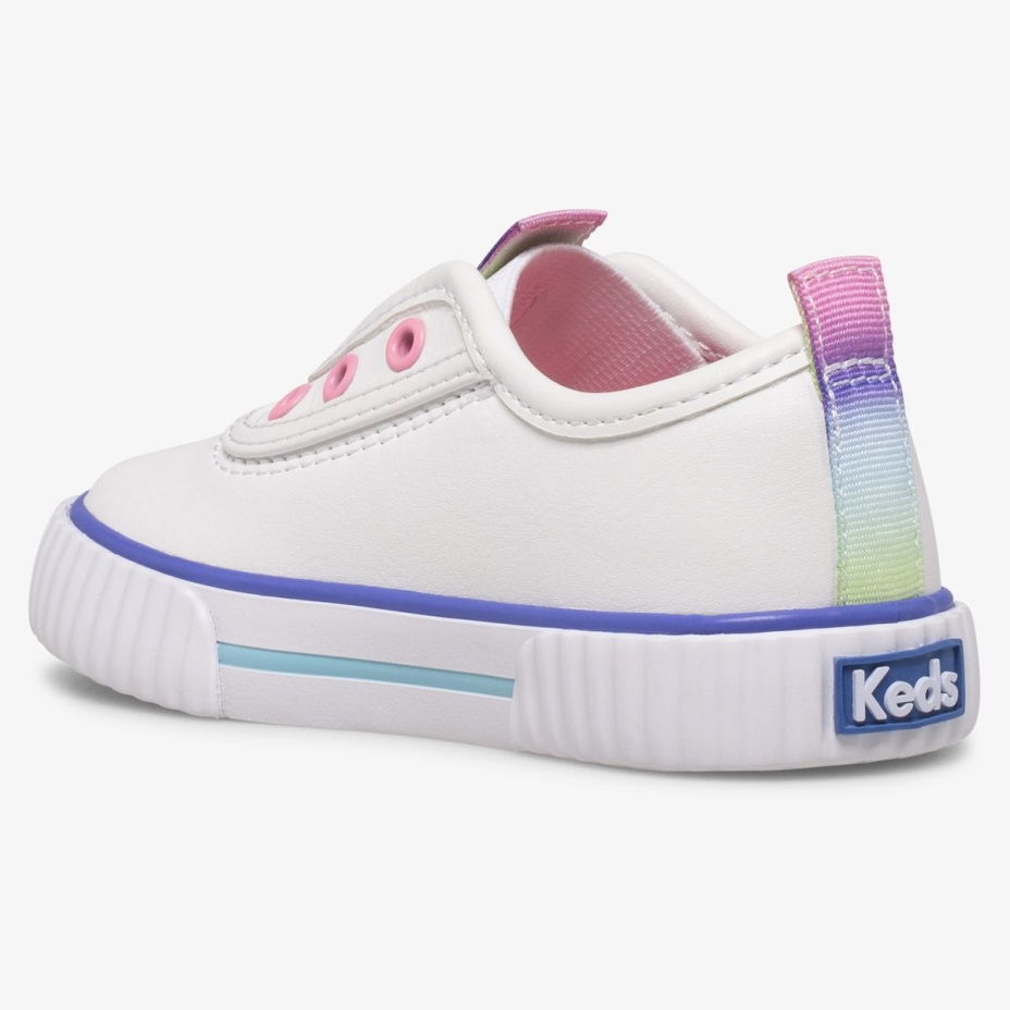 Jr Yıkanabilir Deri Beyaz Keds Büyük çocuk Topkick Slip