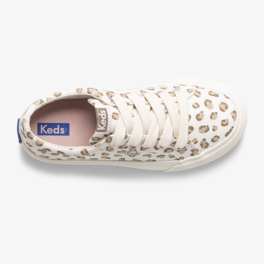 Keds Büyük çocuğun Atlama Vuruşu Tuval Fildişi