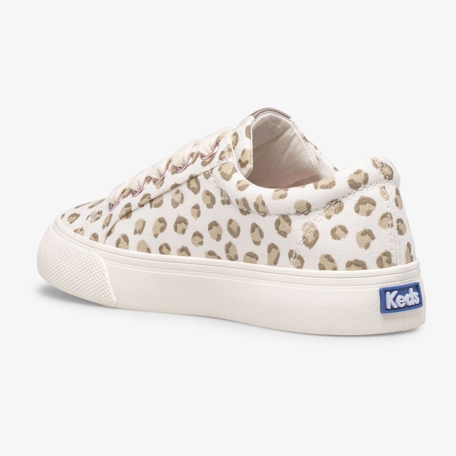 Keds Büyük çocuğun Atlama Vuruşu Tuval Fildişi