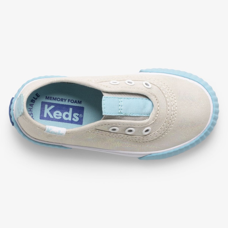 Keds Büyük çocuk Topkick Jr Grey/yanardöner Yıkanabilir Slip