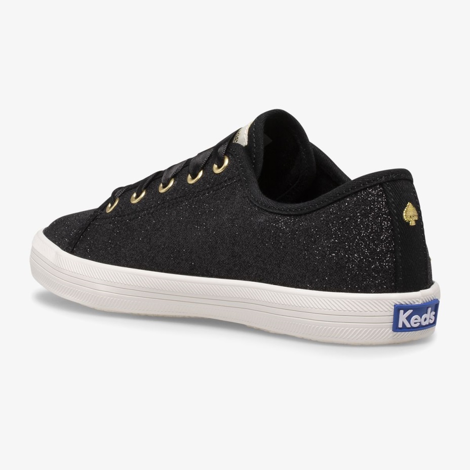 Keds Büyük çocuğun X Kate Maça New York Kickstart Parıltı Siyah