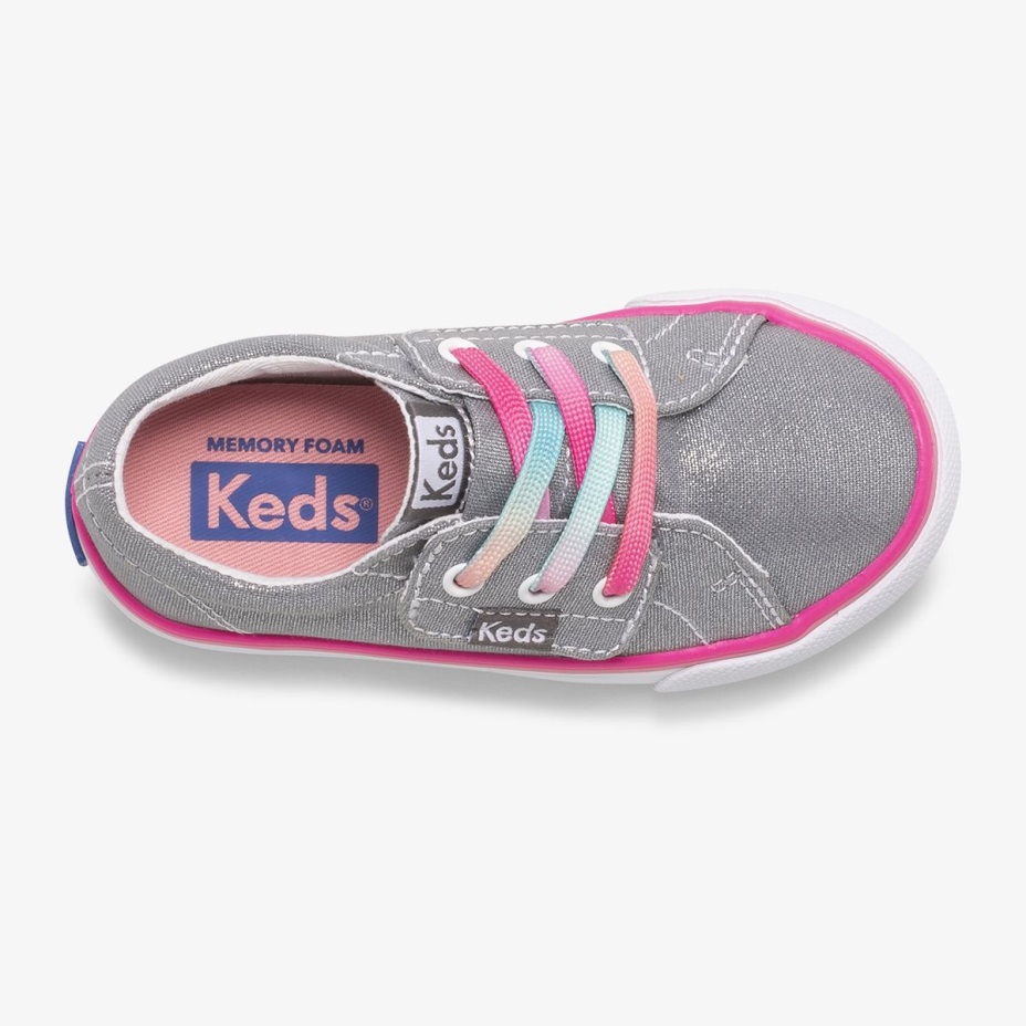 Keds Küçük çocuğun Atlama Vuruşu Jr Gri çoklu