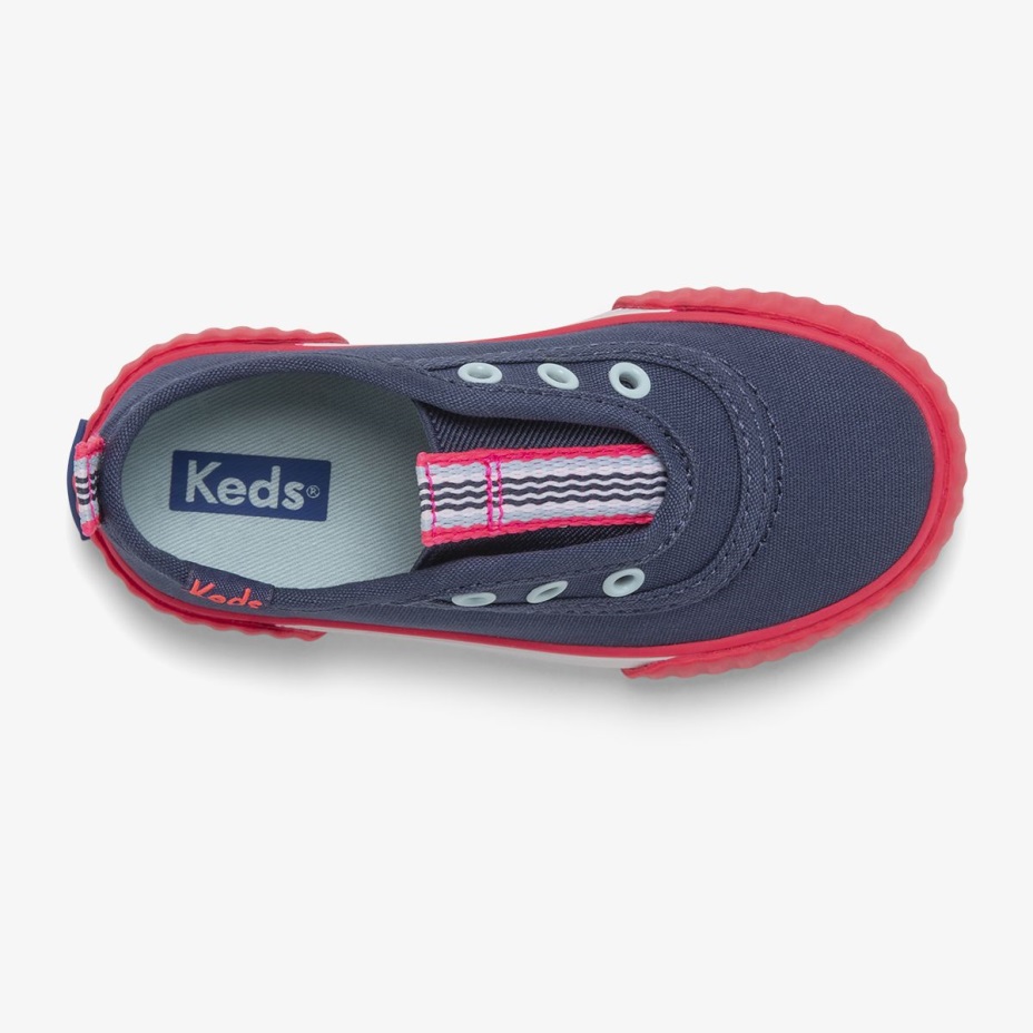 Keds Küçük çocuk Topkick Yıkanabilir Jr Indigo Slip
