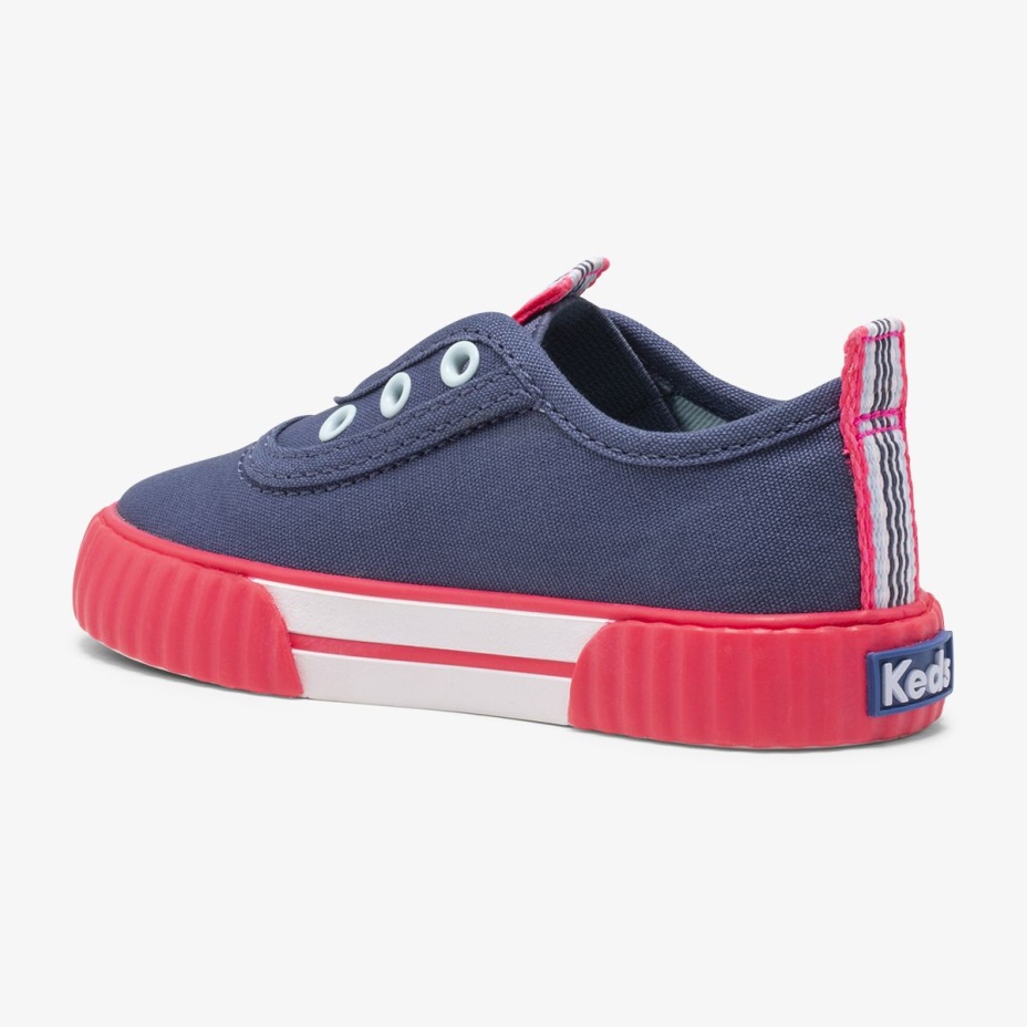 Keds Küçük çocuk Topkick Yıkanabilir Jr Indigo Slip