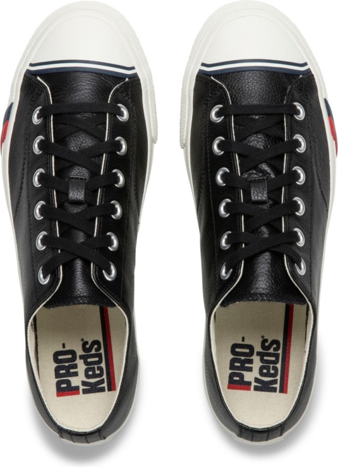 Keds Unisex Kraliyet Lo Klasik Deri Siyah