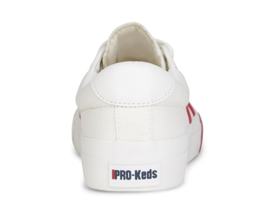Keds Unisex Kraliyet Artı Tuval Beyaz Kırmızı