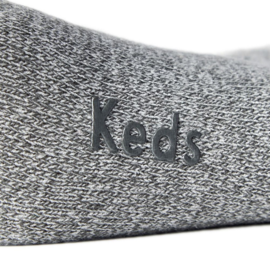 Keds Kadın 3 Pk Mürettebat çizme çorap Gri Asst