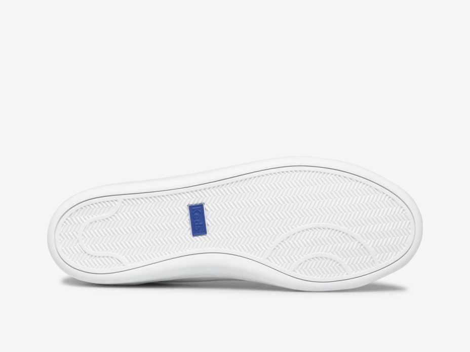 Keds Kadın As Deri Dalgalı Baskı Beyaz çoklu