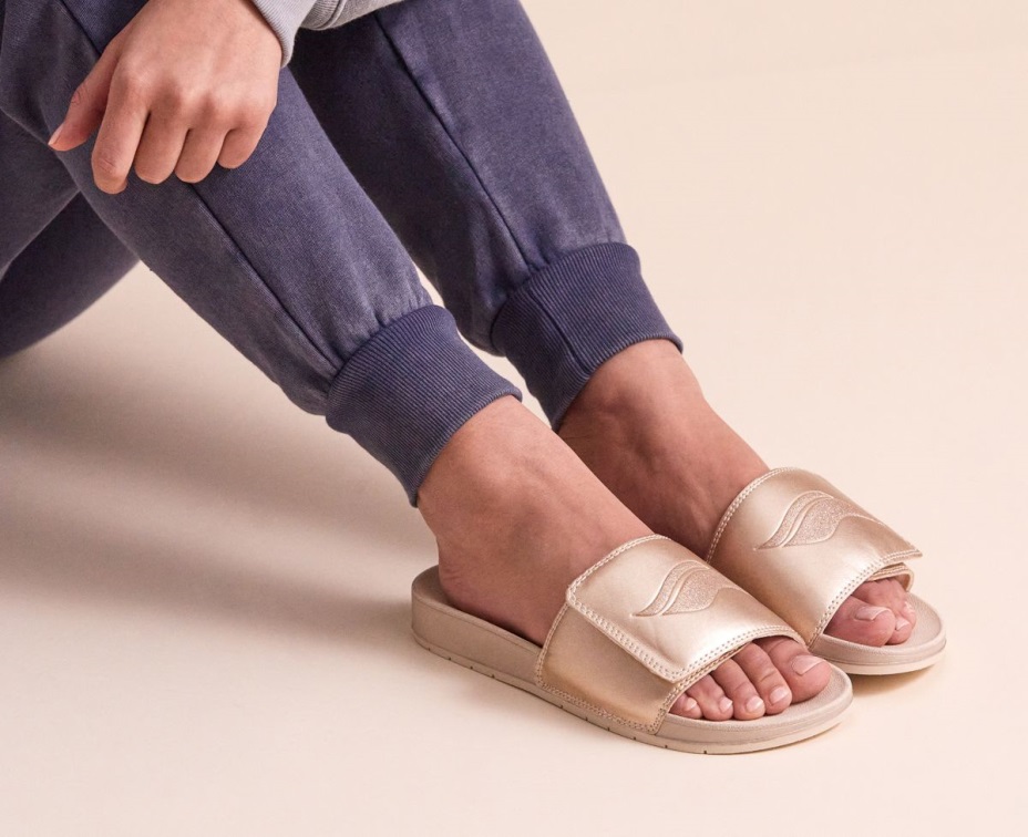 Keds Kadın Mutluluğu V Sandal şampanya Metalik