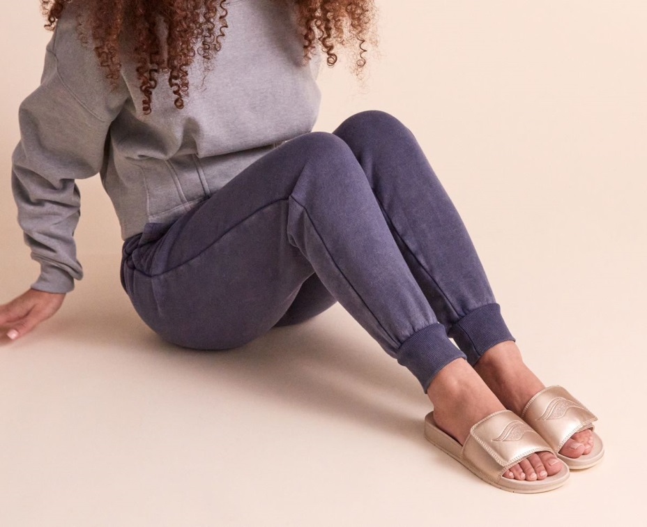 Keds Kadın Mutluluğu V Sandal şampanya Metalik