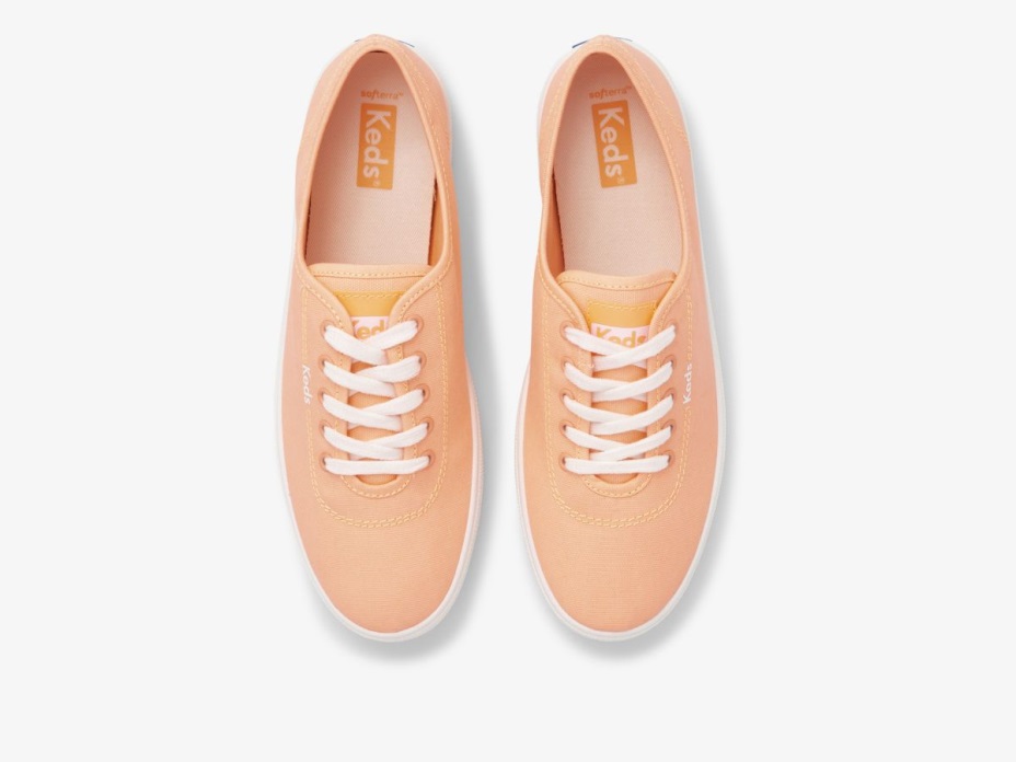 Keds Kadın Esintili Tuval Neon Neon Mercan