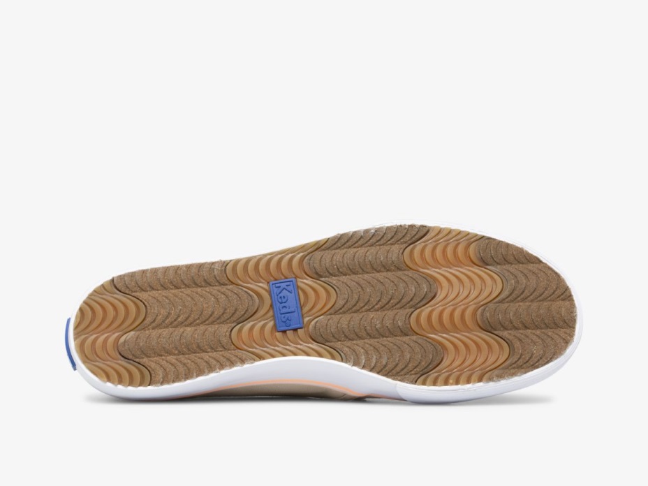 Keds Kadın çift Katlı Tuval Yıkanabilir Bej