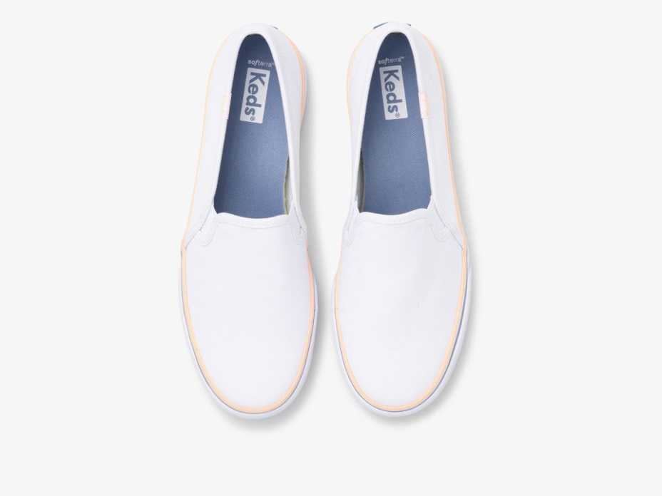 Keds Kadın çift Katlı Tuval Beyaz Mercan