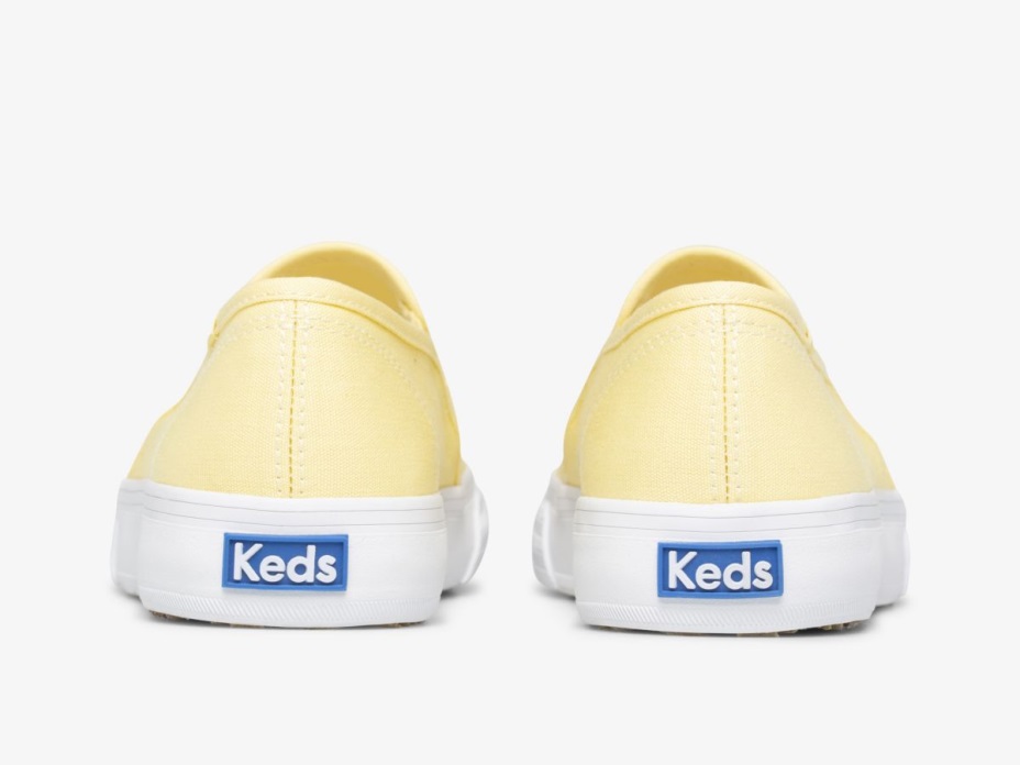 Keds Kadın çift Katlı Feat. Organik Pamuk Açık Sarı