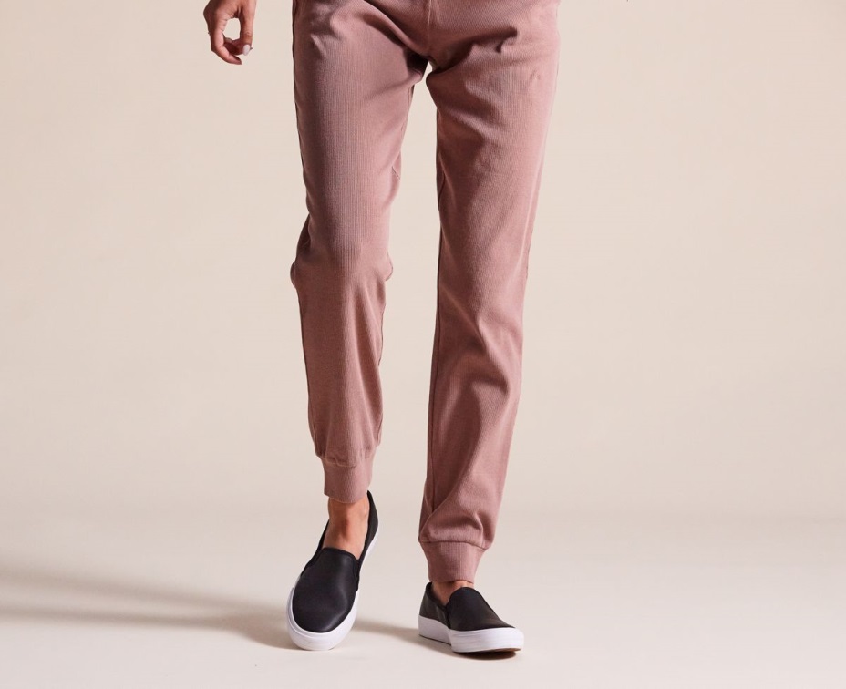 Keds Kadın çift Katlı Deri Siyah