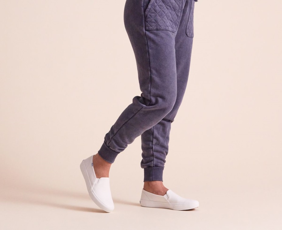 Keds Kadın çift Katlı Deri Beyaz