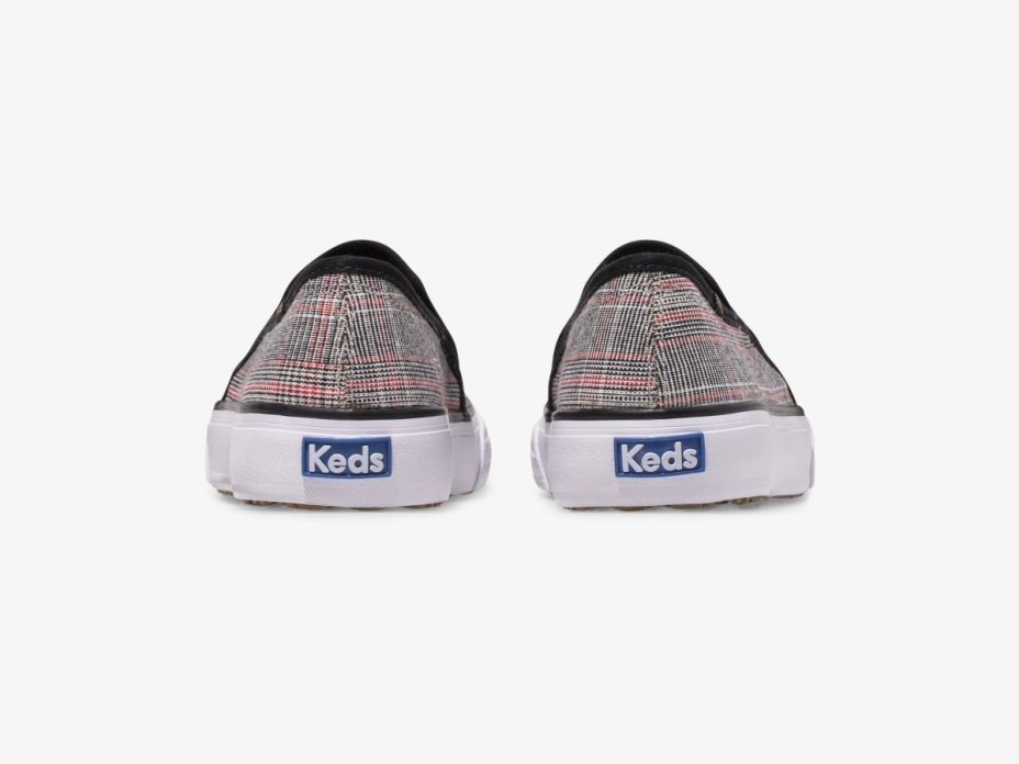 Keds Kadın çift Katlı Ekose Siyah çoklu