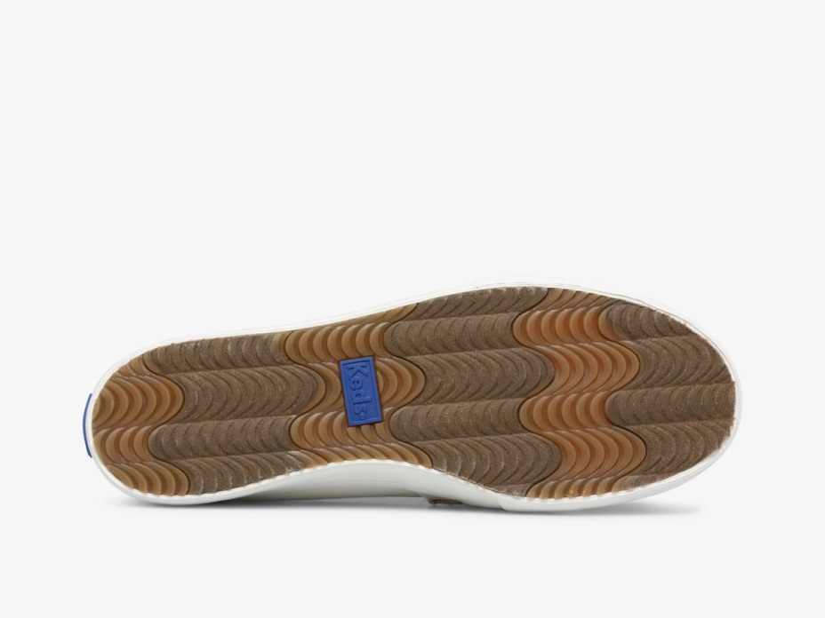 Keds Kadın çift Katlı Dalga Parıltı Parıltılı Beyaz çoklu