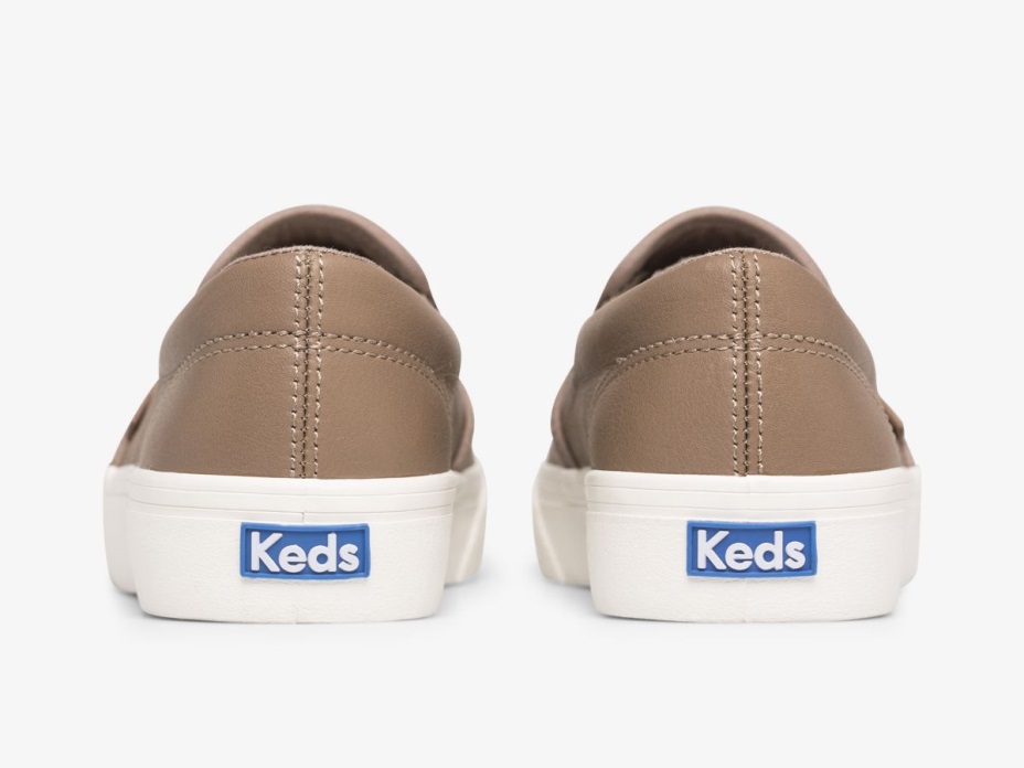 Keds Kadın Atlama Tekme Kayma Deri Ceviz