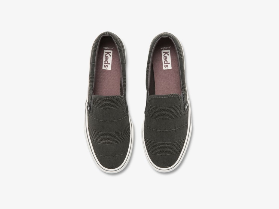 Keds Kadın Atlama Tekme Kayma şerit Chambray Kömür