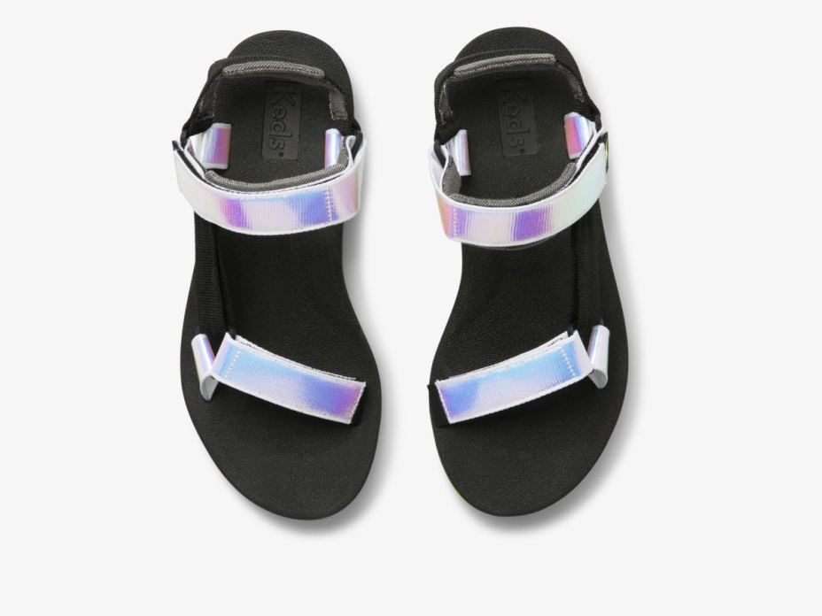 Keds Kadın üçlü Yanardöner Siyah çoklu