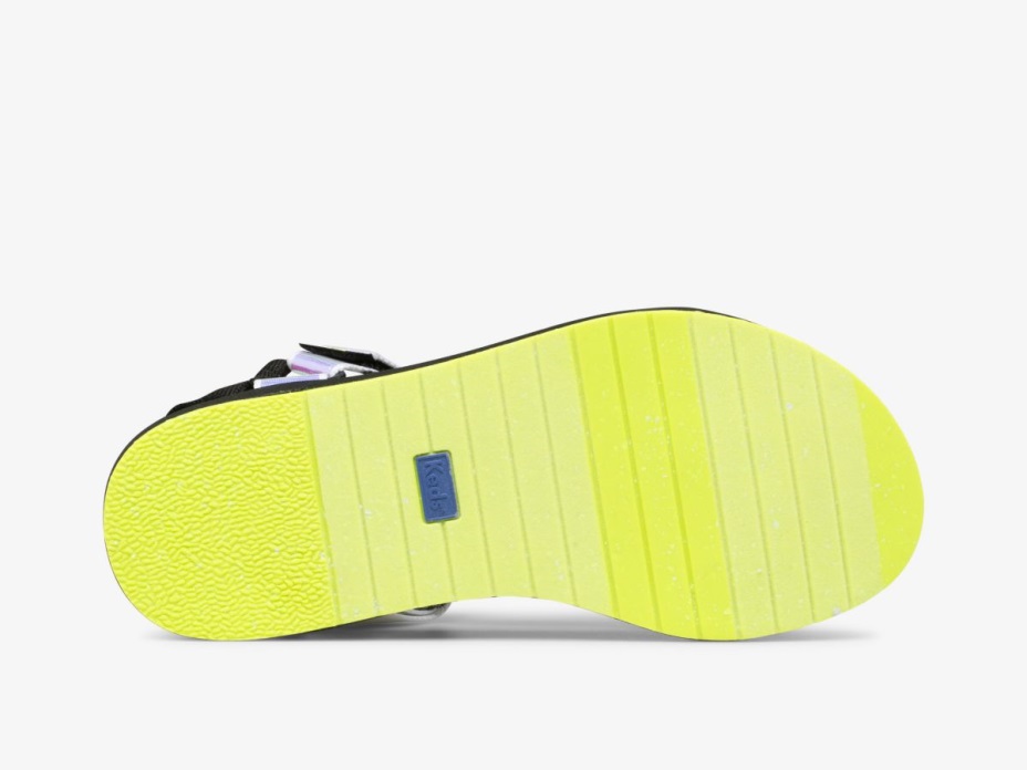 Keds Kadın üçlü Yanardöner Siyah çoklu