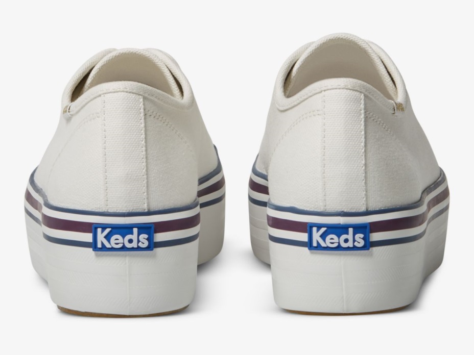 Keds Kadın üçlü üniversite Beyaz Mavi