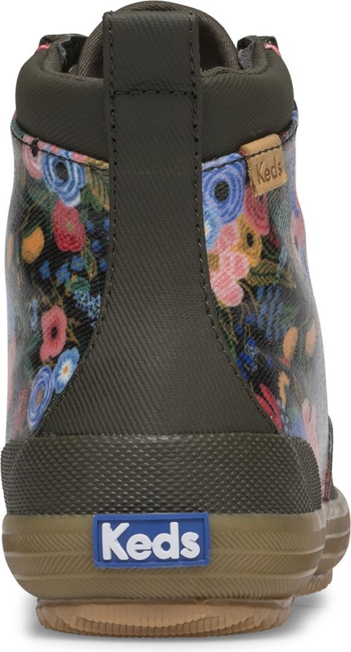 Keds Kadın X Tüfek Kağıdı Co. Izci Suya Dayanıklı çizme Bahçe Partisi Orman Yeşili