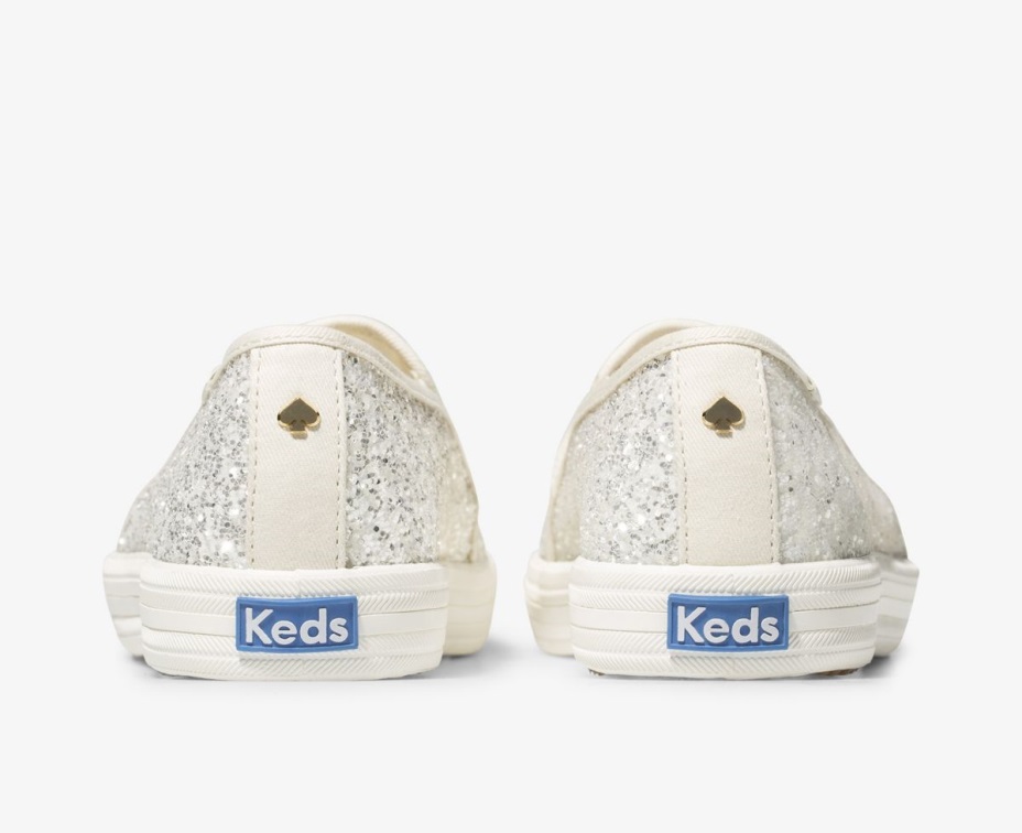 Keds Kadın X Kate Spade New York çift Katlı Parıltılı Krem