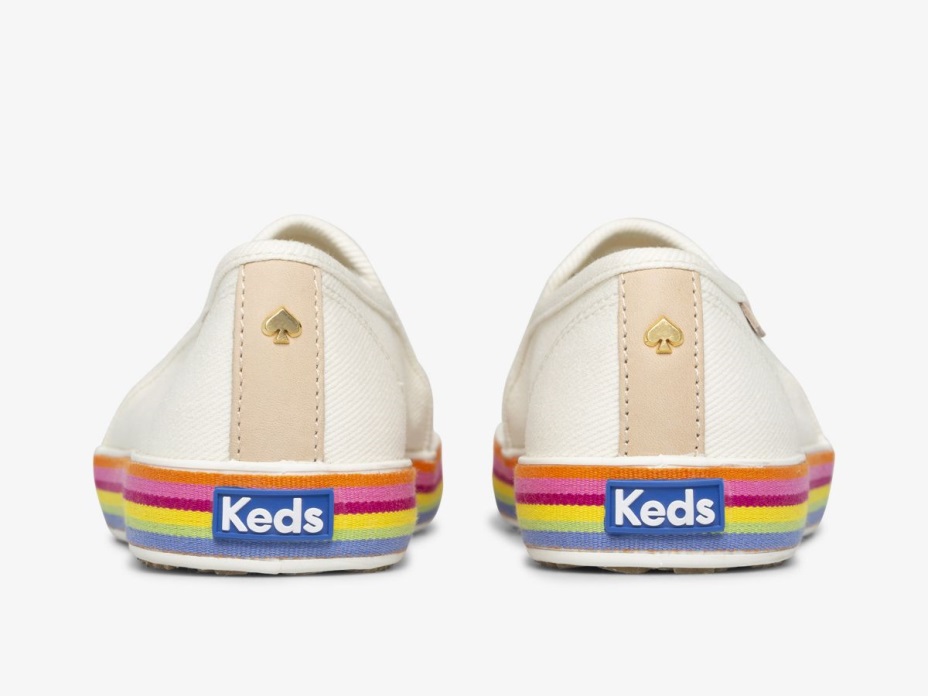 Keds Kadın X Kate Maça New York çift Katlı Dimi Kar Beyaz