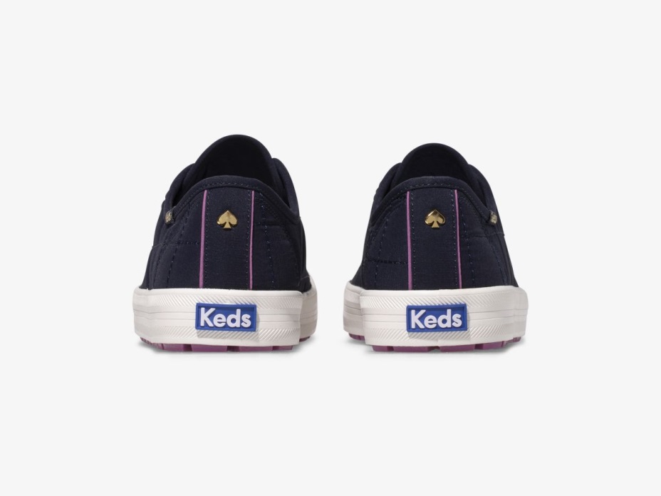 Keds Kadın X Kate Spade New York Kickstart Trx Kapitone Naylon Lacivert