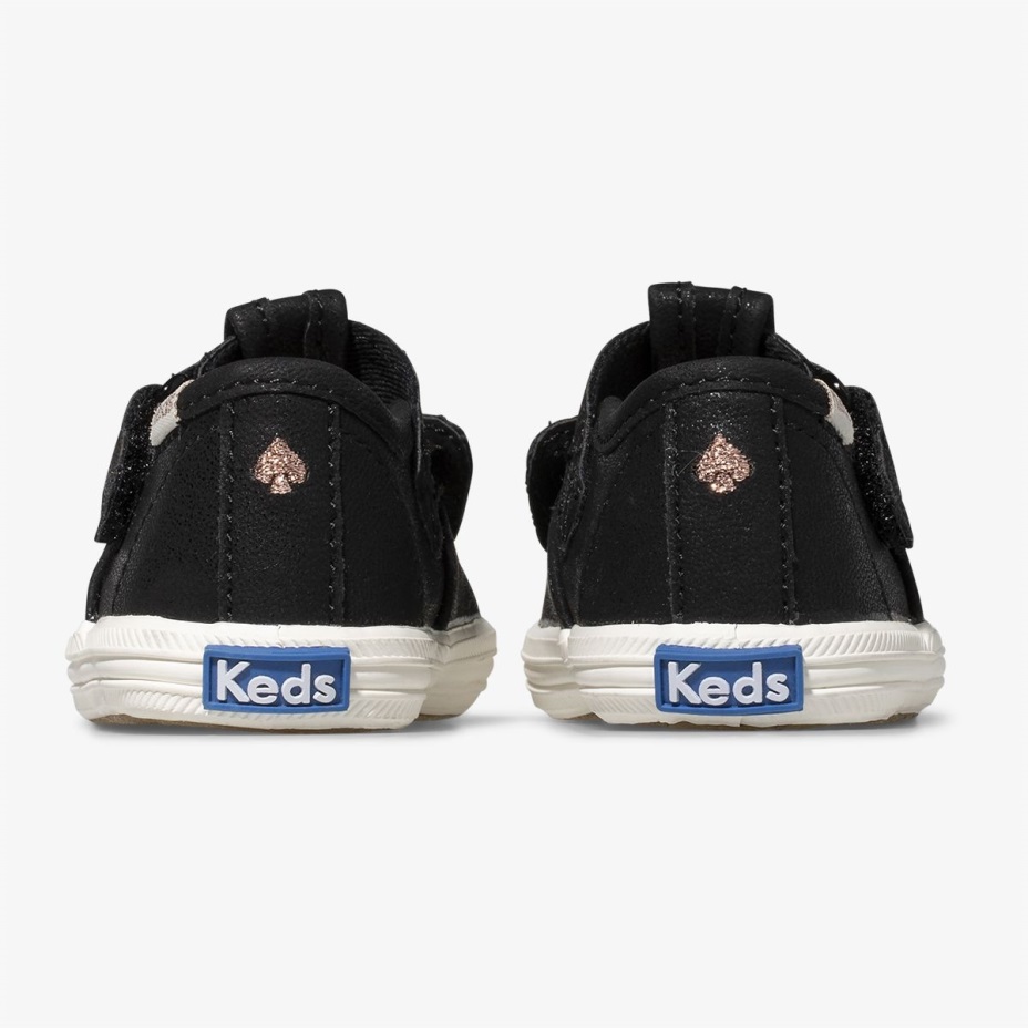 Küçük çocuğun X Kate Maça New York şampiyonu T-kayışı Francois Keds Siyah