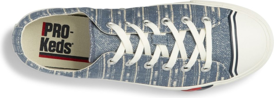 Erkek Unisex Kraliyet Lo Dokuma şerit Keds Indigo