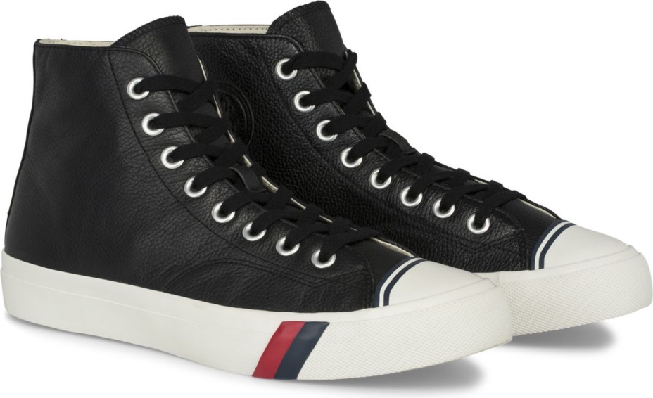 Unisex Kraliyet Merhaba Deri Siyah Keds