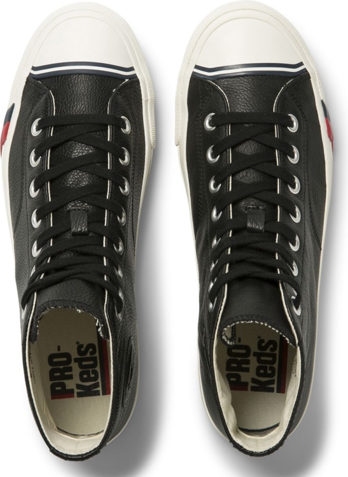 Unisex Kraliyet Merhaba Deri Siyah Keds