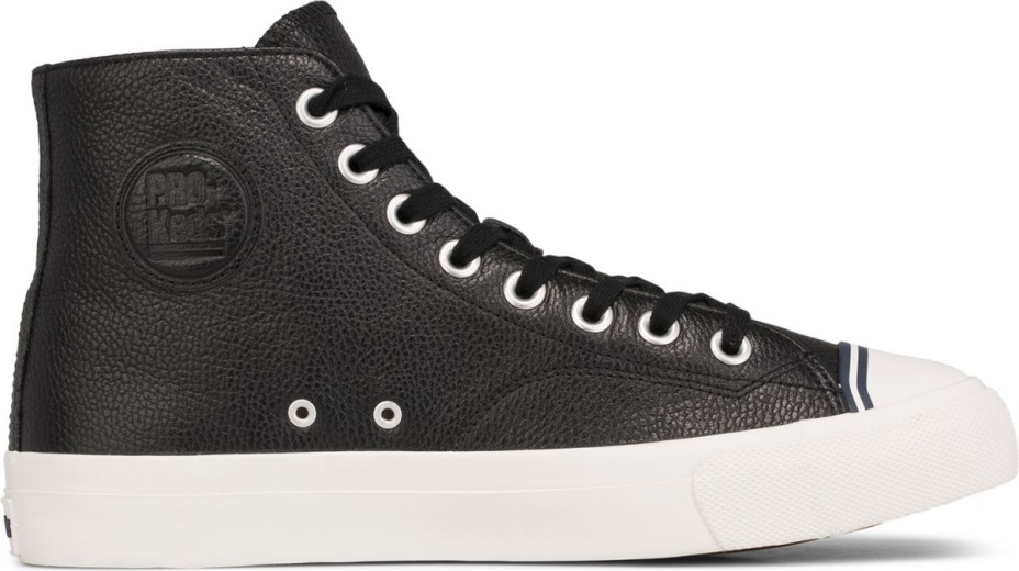 Unisex Kraliyet Merhaba Deri Siyah Keds