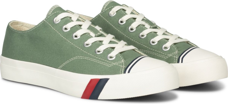 Unisex Kraliyet Lo Kanvas Koyu Yeşil Keds