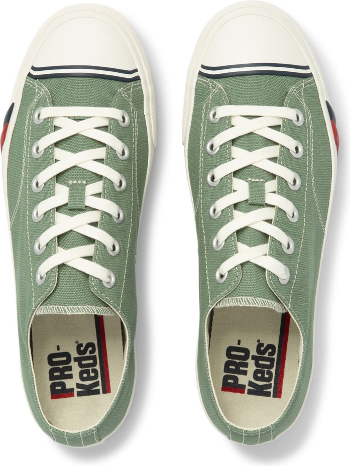 Unisex Kraliyet Lo Kanvas Koyu Yeşil Keds