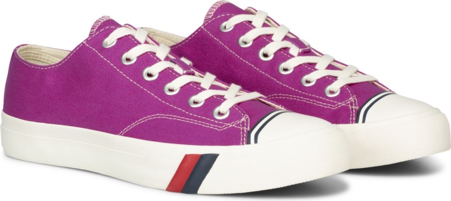 Unisex Kraliyet Lo Kanvas Keds Fuşya