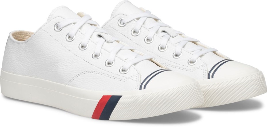 Unisex Kraliyet Lo Klasik Deri Keds Beyaz