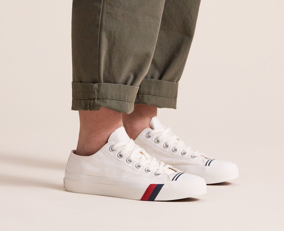 Unisex Kraliyet Lo Keds Beyaz