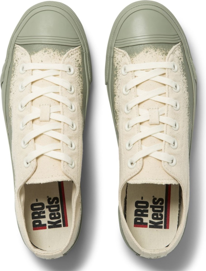 Unisex Royal Lo Sprey Foxing Keds Doğal Yeşil