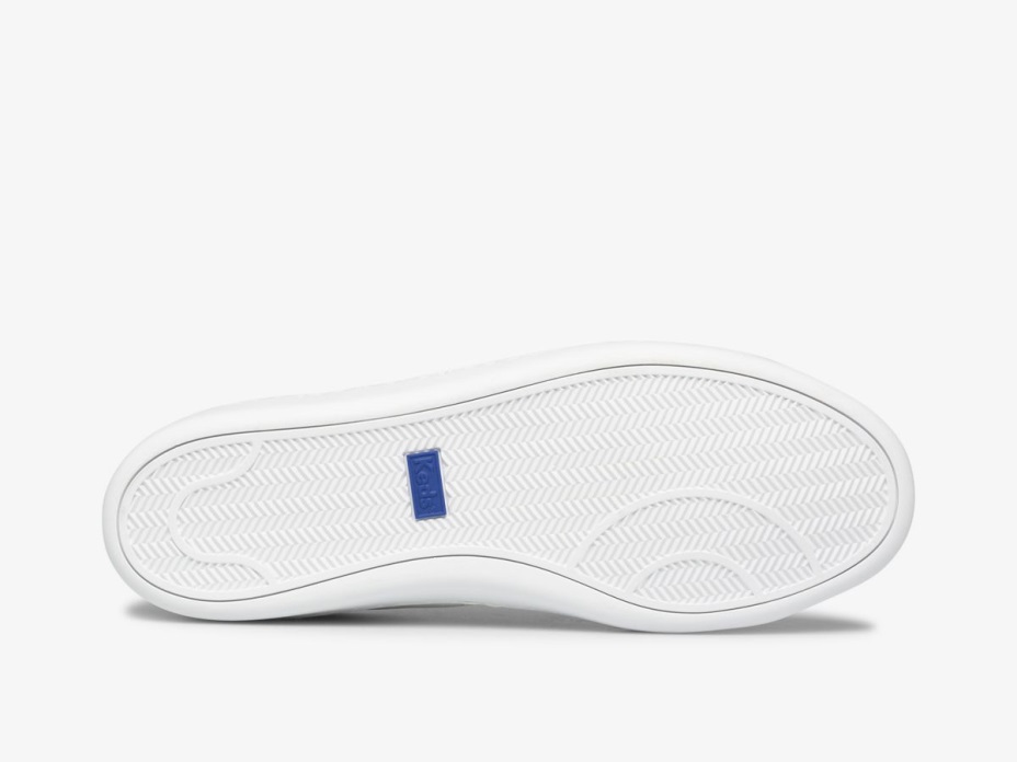 Kadın As Deri Keds Beyaz Gümüş