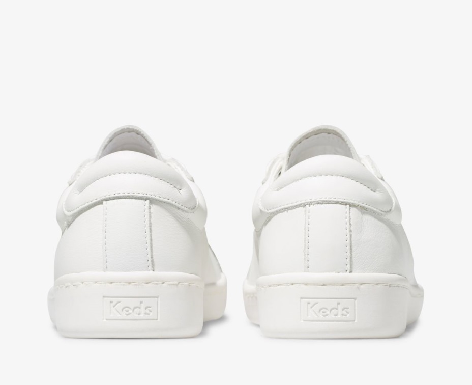 Kadın As Deri Beyaz Keds