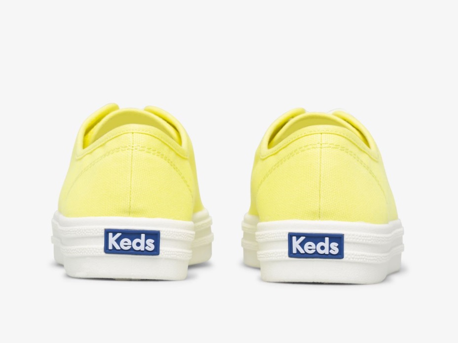 Kadın Esintili Tuval Neon Keds Neon Sarı