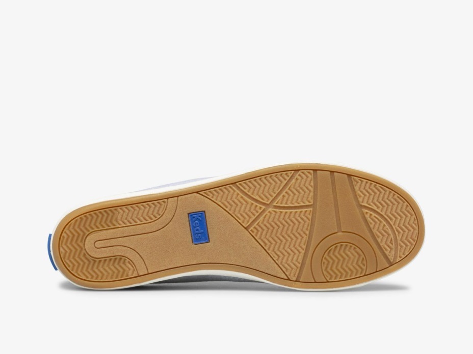 Kadın Merkezi Ii Chambray şerit Mavi Keds