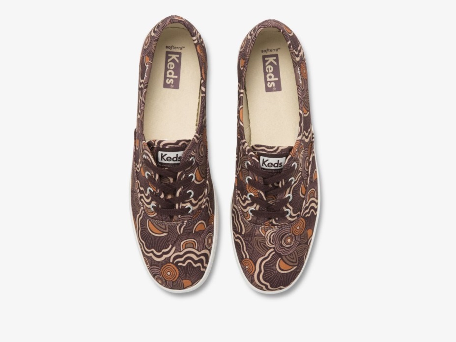 Kadın şampiyonu Feat. Organik Tuval Dalgalanma Bordo çok Keds