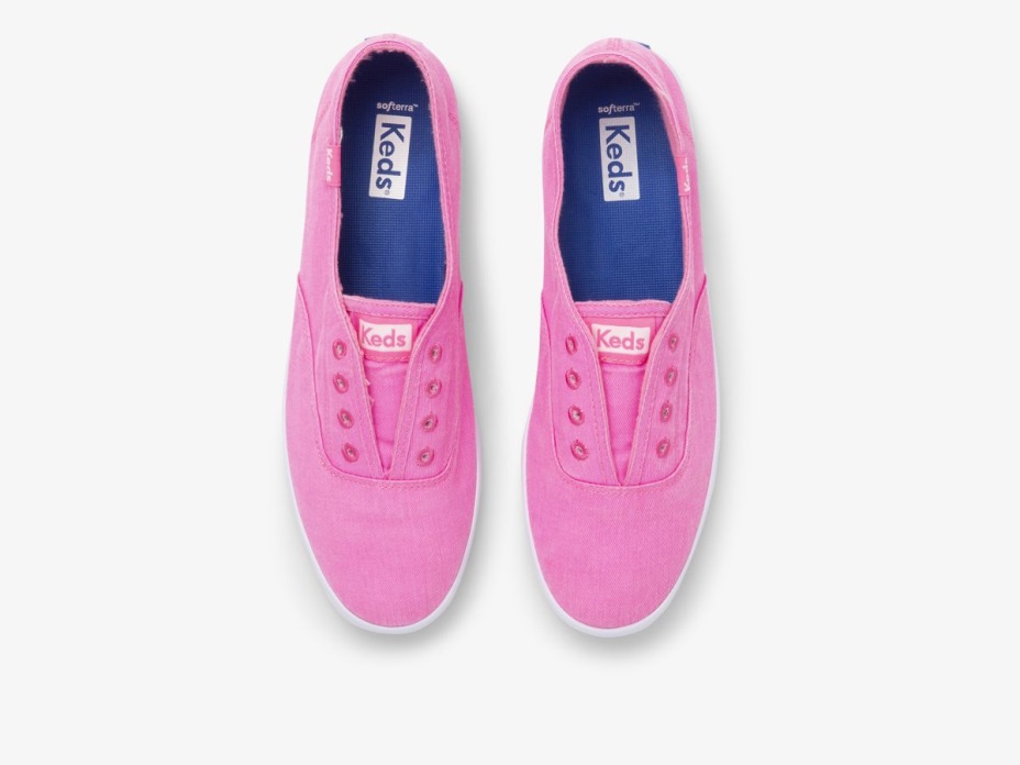 Kadın Chillax Neon Fitilli Yıkanabilir Keds Pembe